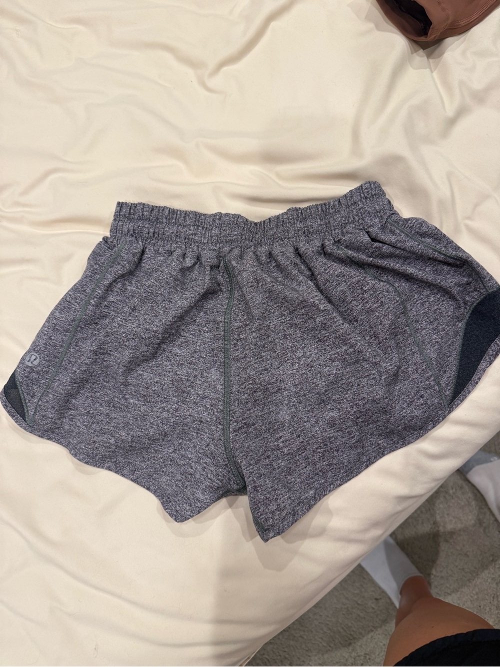 lululemon athletica Women's Heather Gray Athletic Shorts